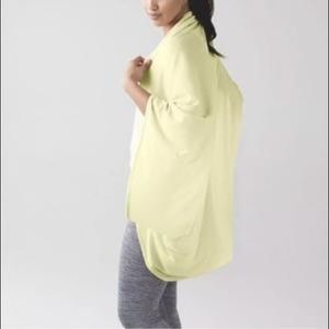 Lululemon yellow sage scarf NWOT